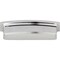 Jeffrey Alexander 96 mm Center Polished Chrome Square-to-Center Square Renzo Cabinet Cup Pull 141-96PC - alternate 2